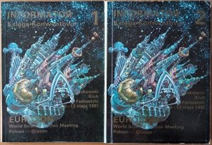 EUROCON '91 • Informator Księga Konwentowa [Sapkowski, Piekara] [komplet]