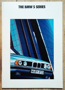 The BMW 5 Series [folder/katalog reklamowy 1990]