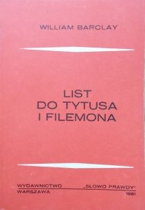 William Barclay • List do Tytusa i Filemona