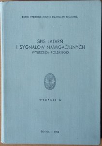 Spis latarń i sygnałów nawigacyjnych Wybrzeża Polskiego 