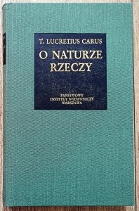 Lukrecjusz • O naturze rzeczy [Bibliotheca Mundi]