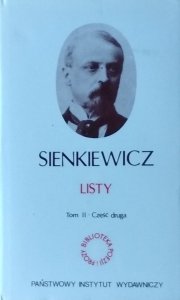 Henryk Sienkiewicz • Listy. Tom II Część druga [ Jadwiga i Edward Janczewscy] 