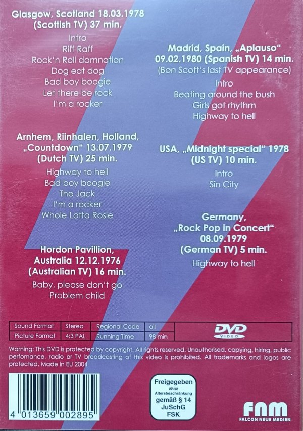 AC/DC Let There be Rock DVD