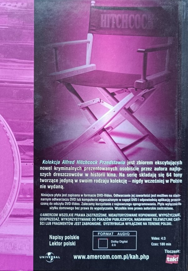 Alfred Hitchcock przedstawia 40. Kolekcja nowel kryminalnych DVD