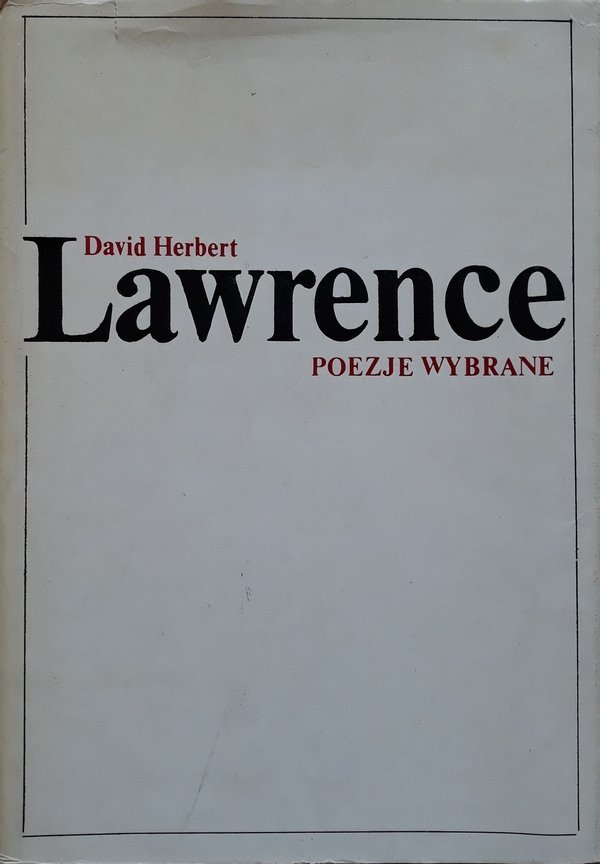 David Hubert Lawrence Poezje wybrane 