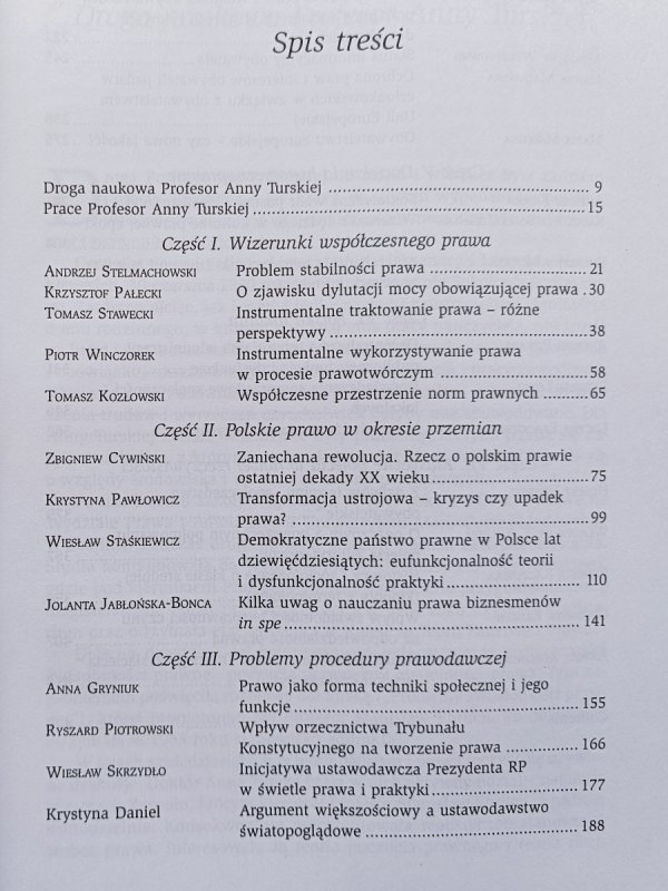 Prawo i ład społeczny. Księga Jubileuszowa dedykowana Profesor Annie Turskiej