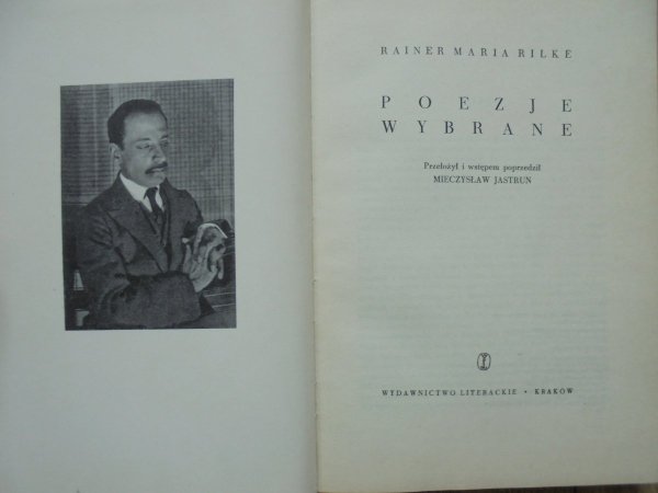 Rainer Maria Rilke Wybór poezji [Mieczysław Jastrun]