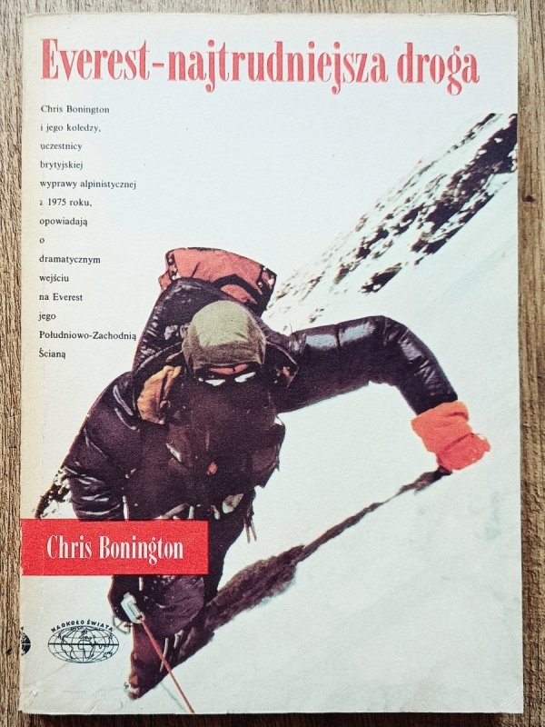 Chris Bonington Everest - najtrudniejsza droga