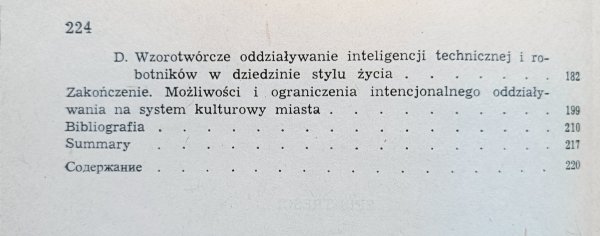 Władysław Misiak • System kulturowy miasta uprzemysłowionego