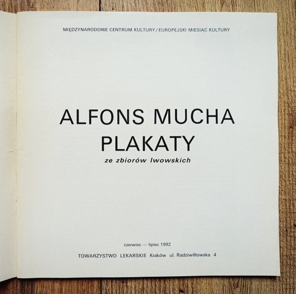 Alfons Mucha: plakaty ze zbiorów lwowskich