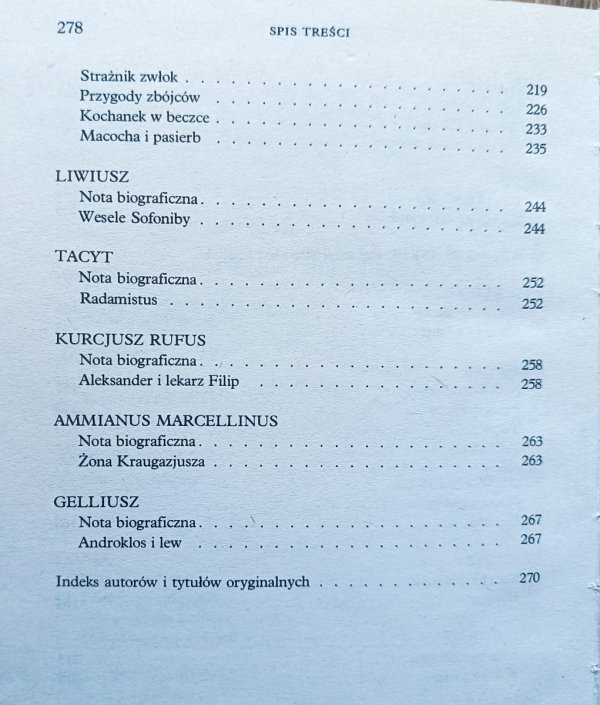 Nowele antyczne. Wybór BN / Hedorot, Tacyt, Ksenofont, Ezop, Lukian
