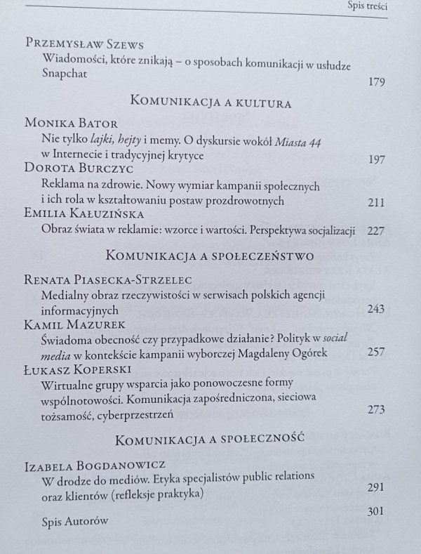 Język a media. Zjawiska komunikacyjne we współczesnych mediach