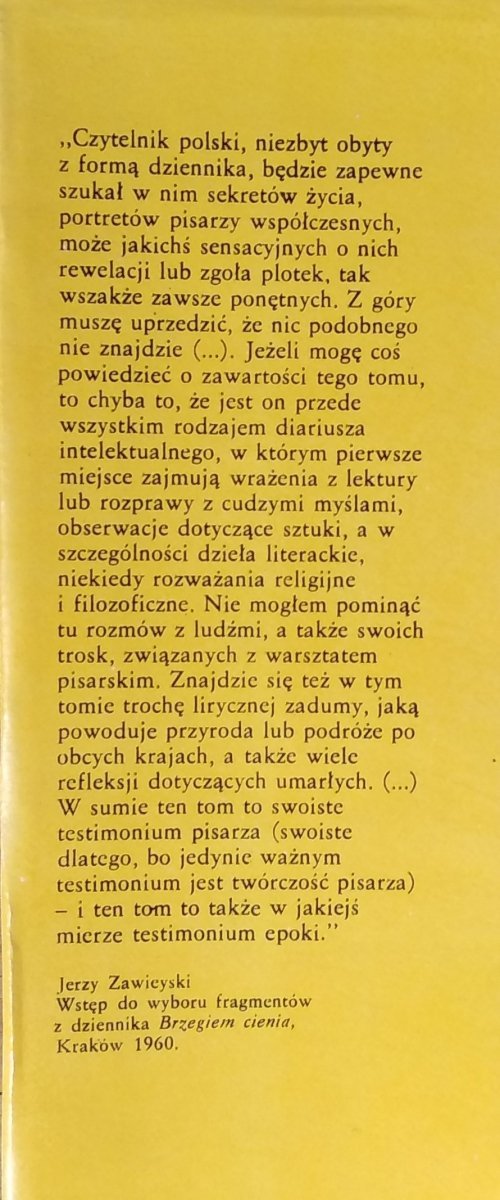 Zawieyski Jerzy • Kartki z dziennika 1955-1969