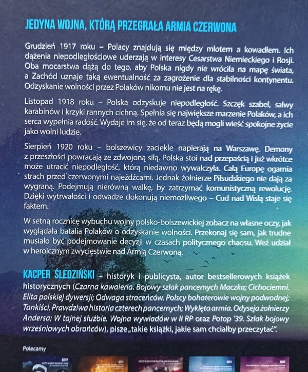 Kacper Śledziński Wojna polsko-bolszewicka. Konflikt który zmienił bieg historii