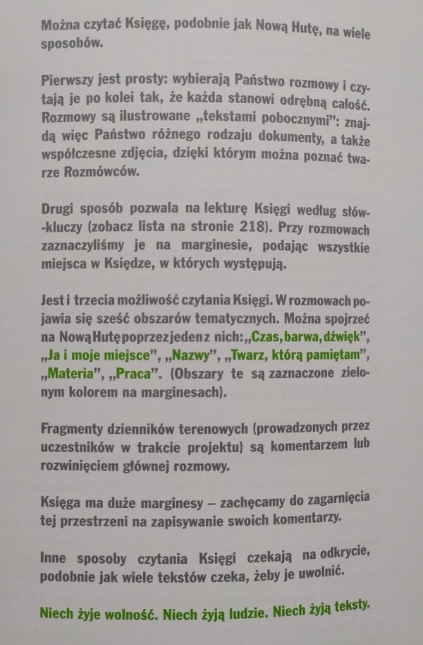 Nowa Huta. Księga uwolnionych tekstów