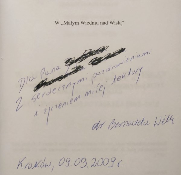 Bernadeta Wilk W 'Małym Wiedniu nad Wisłą'. Życie codzienne Krakowa w okresie autonomii galicyjskiej 1867-1918