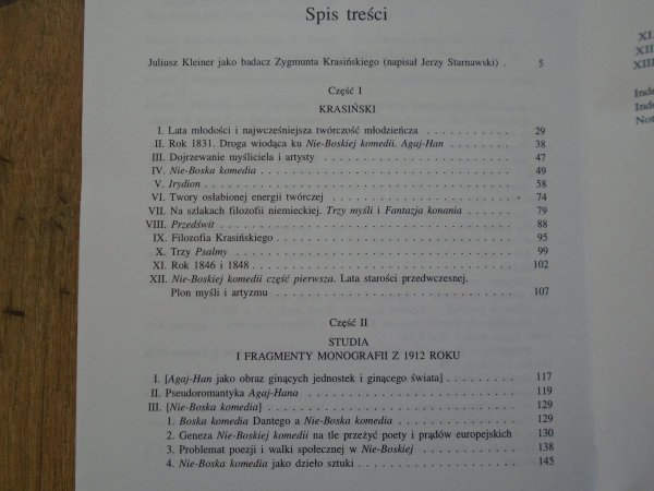 Juliusz Kleiner • Zygmunt Krasiński. Studia