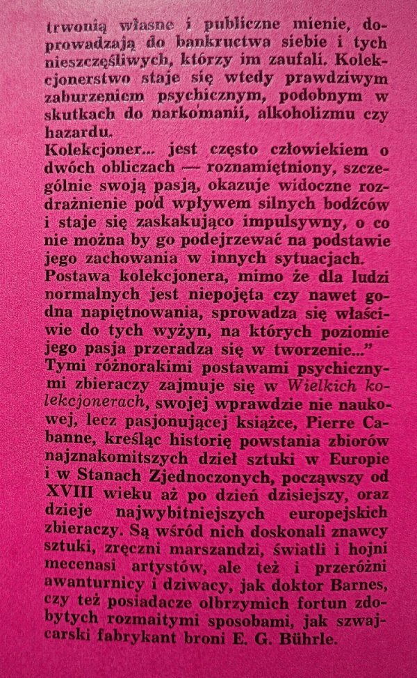 Pierre Cabanne Wielcy kolekcjonerzy