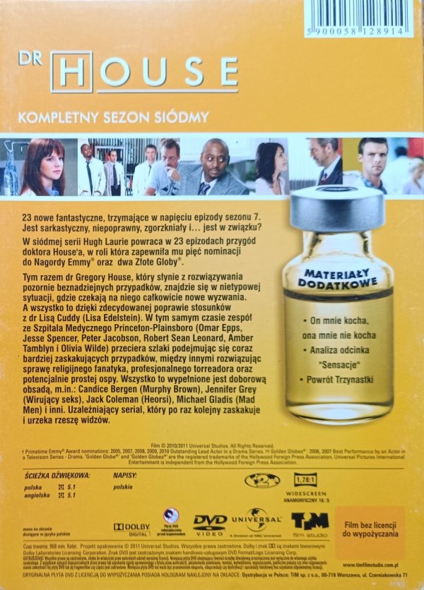 Dr House sezon siódmy DVD