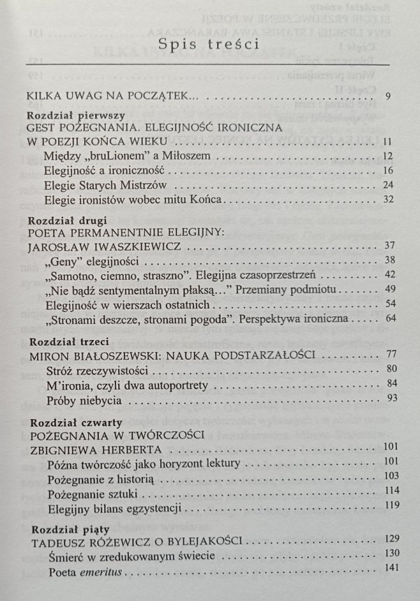 Anna Legeżyńska Gest pożegnania [dedykacja Anny Legeżyńskiej]