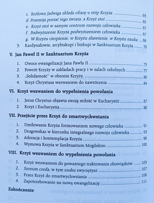 o. Niward St. Karsznia Wymowa Krzyża w Sanktuarium Mogilskim