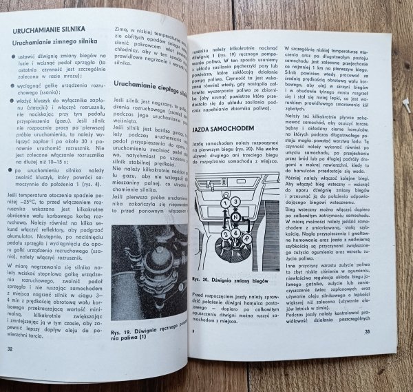 Instrukcja obsługi samochodów WAZ 2103 / Łada