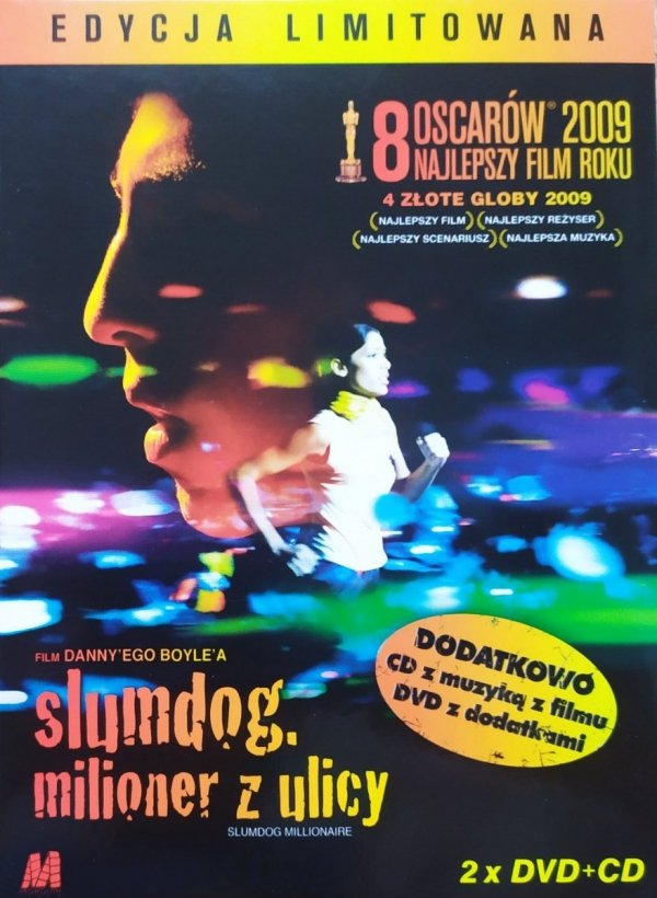 Danny Boyle Slumdog. Milioner z ulicy 2xDVD+CD