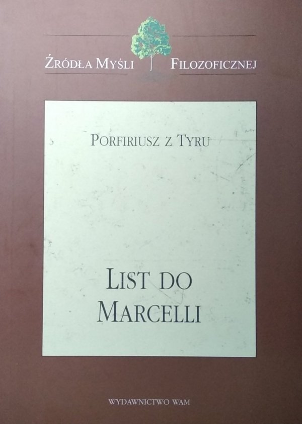 Porfiriusz z Tyru • List do Marcelli