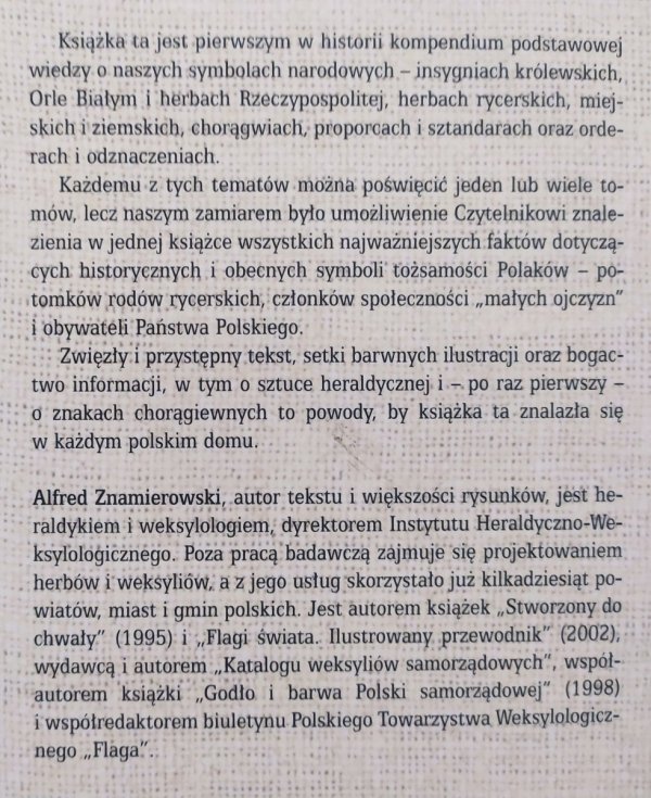 Alfred Znamierowski Insygnia, symbole i herby polskie