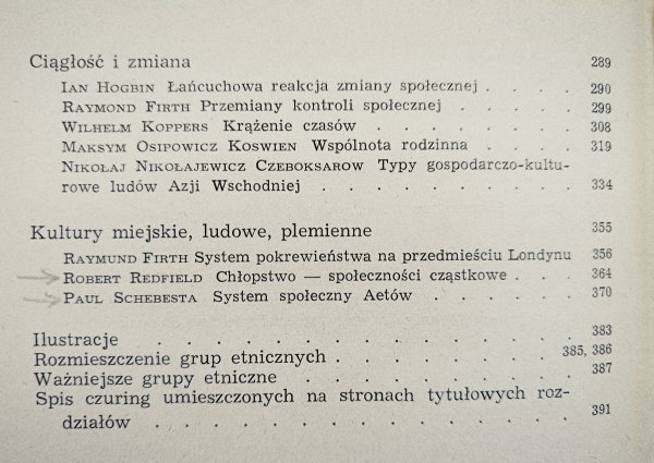 red. Zofia Sokolewicz Etnologia. Wybór tekstów