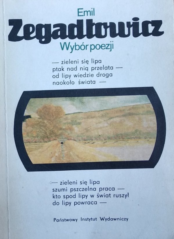 Emil Zegadłowicz • Wybór poezji