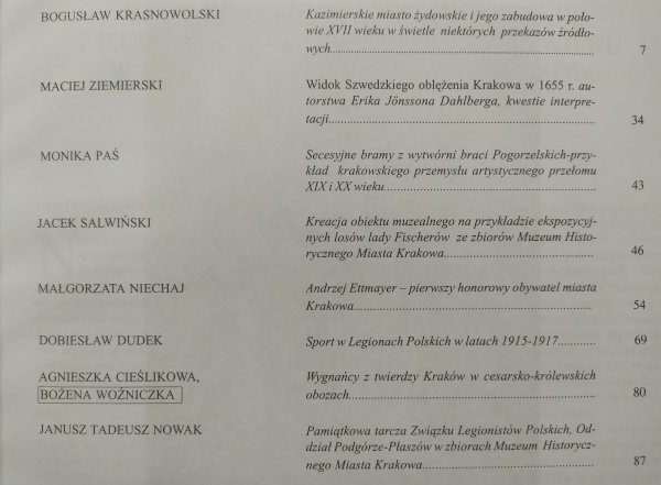 Krzysztofory • Zeszyty Naukowe Muzeum Historycznego Miasta Krakowa 22 [twierdza Kraków, secesyjne bramy, Andrzej Ettmayer]