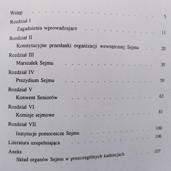 Organy Sejmu Rzeczypospolitej Polskiej