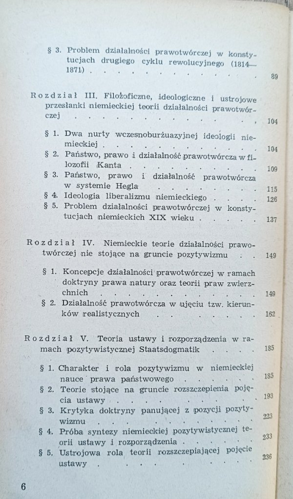 Leon Łustacz Ustawa i rozporządzenie w klasycznej doktrynie francuskiej i niemieckiej