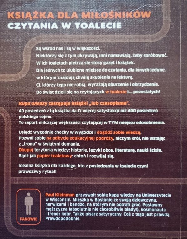 Kupa wiedzy. Książka dla czytających w toalecie