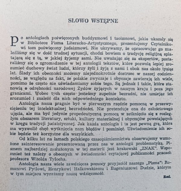 Judaizm. Antologia