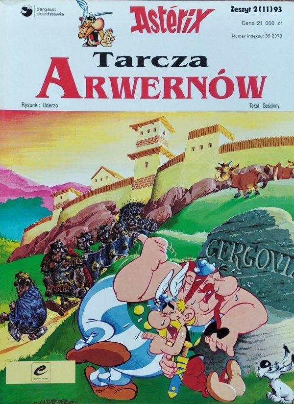 Gościnny, Uderzo • Asterix Tarcza Arwernów. Zeszyt 2/93