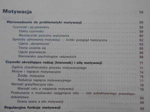 Janusz Reykowski • Procesy emocjonalne. Motywacja. Osobowość