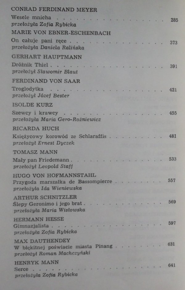 Dawna nowela niemieckojęzyczna. 2 tomy