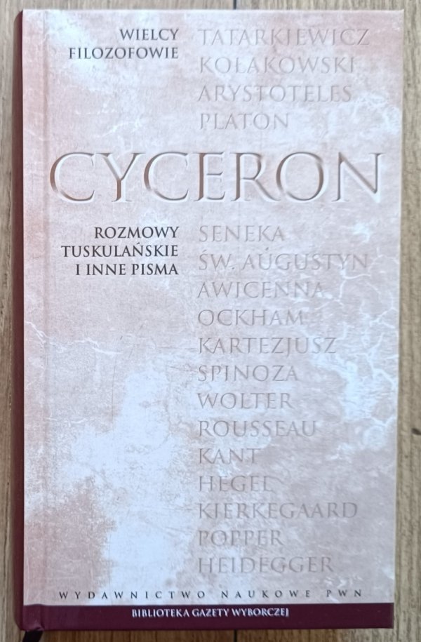 Cyceron Rozmowy tuskulańskie i inne pisma