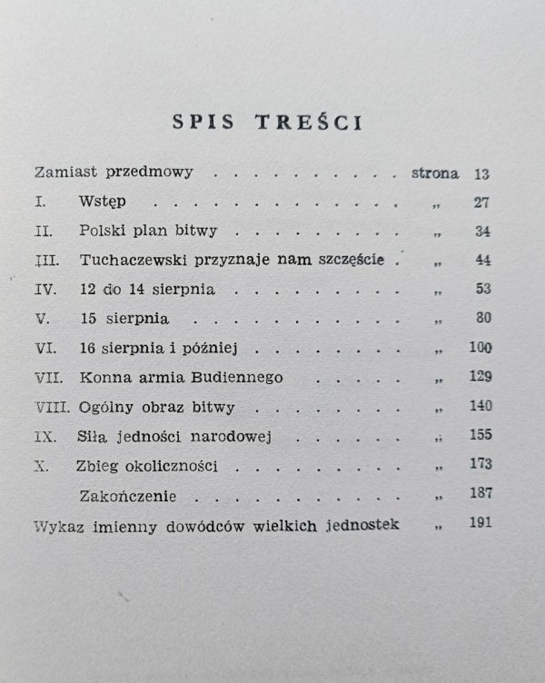 Franciszek Adam Arciszewski Cud nad Wisłą