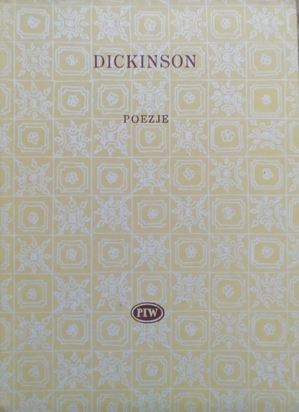 Emily Dickinson Poezje [Biblioteka Poetów]