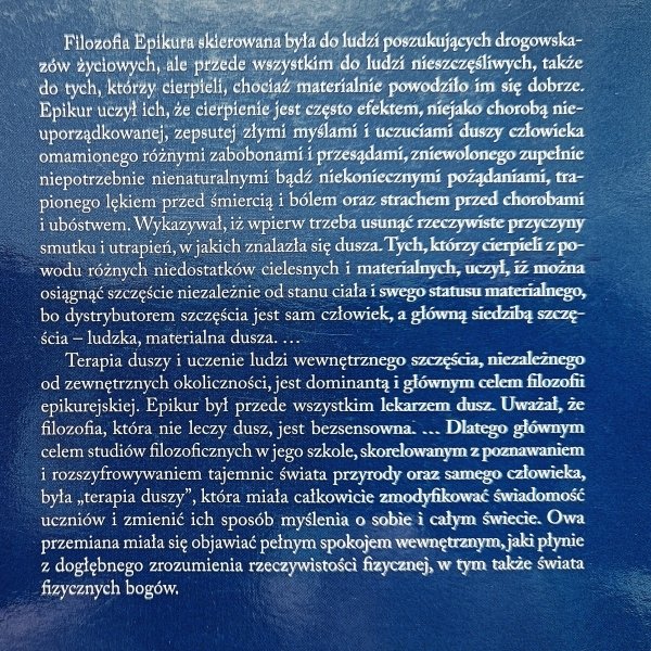 Epikur z Samos Listy oraz wybór świadectw