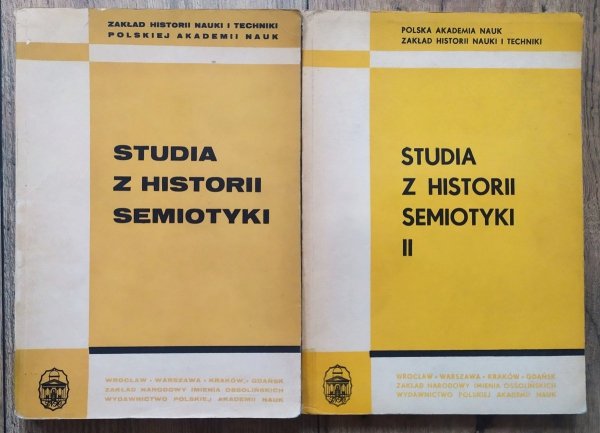 Studia z historii semiotyki I/II