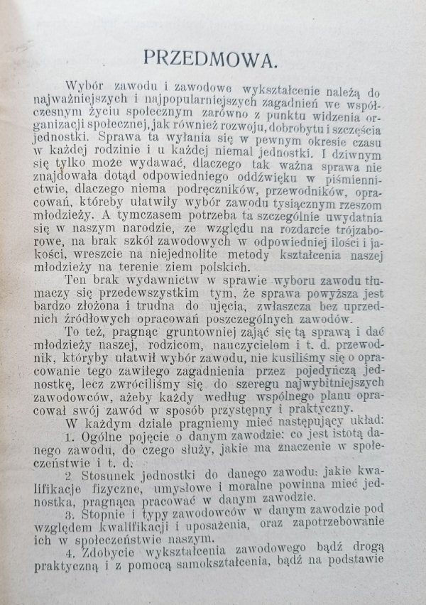Poradnik przy wyborze zawodu. Rolnictwo - ogrodnictwo - leśnictwo - mleczarstwo - melioracje rolne - miernictwo / 1914