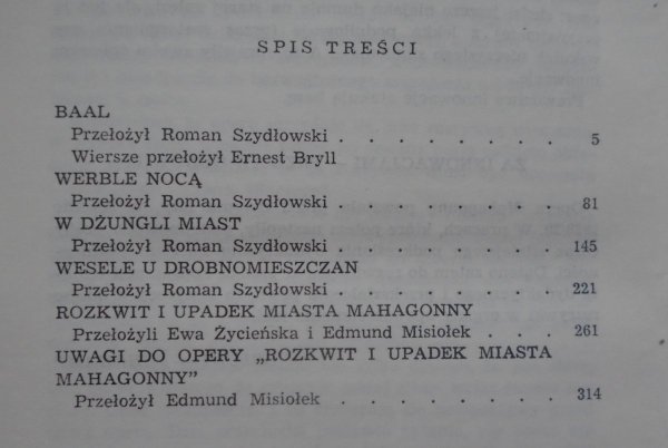 Bertolt Brecht • Dramaty [komplet] [Młodożeniec]