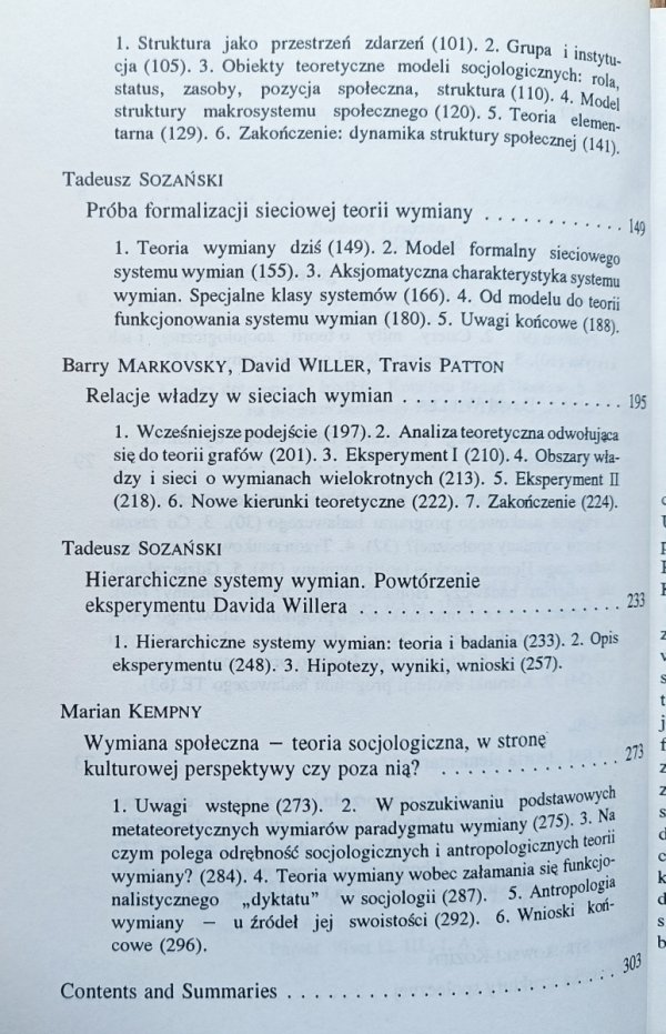 Struktura, wymiana, władza: studia z socjologii teoretycznej