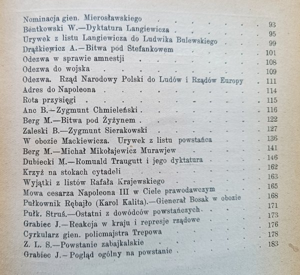 Rok 1863: wyjątki z dzieł, pamietników, dokumenty, odezwy