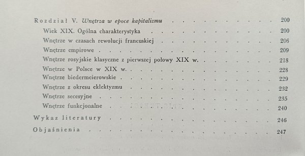 Stefan Sienicki Historia architektury wnętrz mieszkalnych