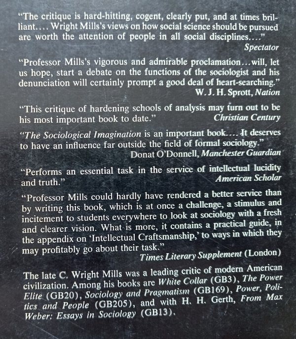 C. Wright Mills The Sociological Imagination